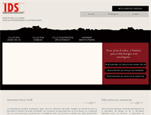 Tablet Screenshot of ids-moulures.fr